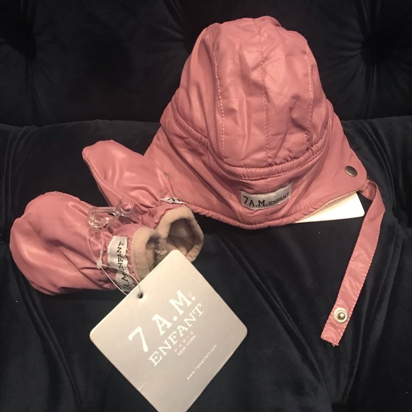 7am Enfant Other - 7am Enfant Hat and Mittens set